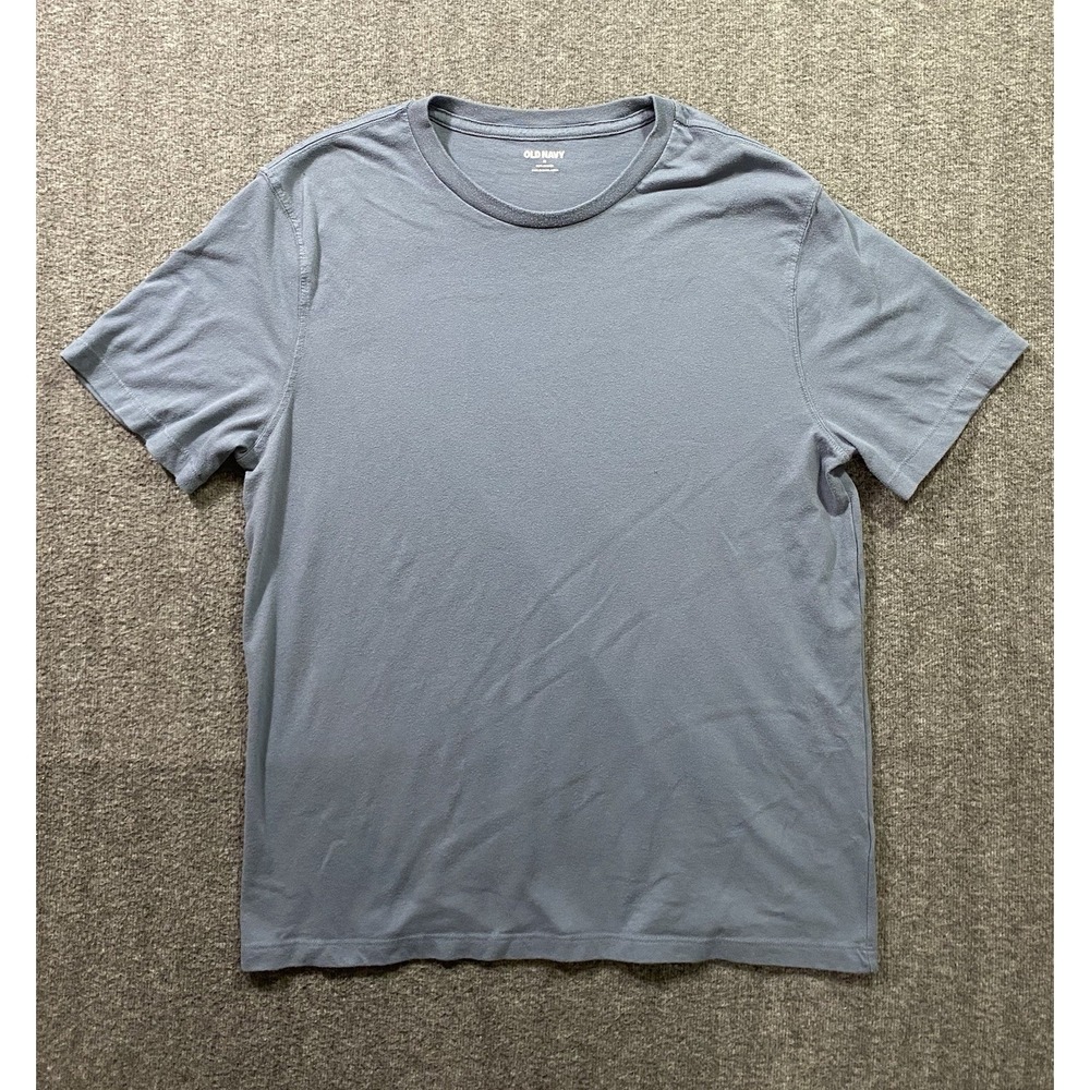 Old Navy Active Womens Dark Gray Short Sleeve Soft-Washed Tee Size M